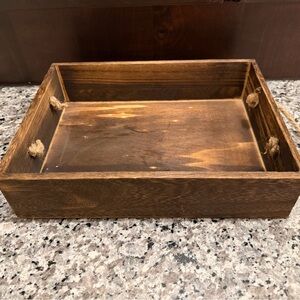 Rustic Wooden Bath Tray